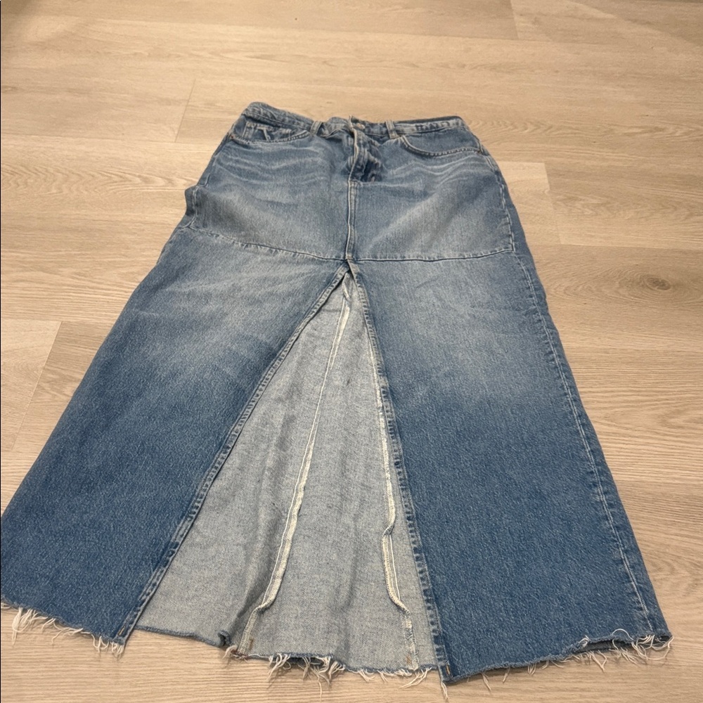 Reformation Tazz Denim Maxi Skirt - Picture 4 of 7